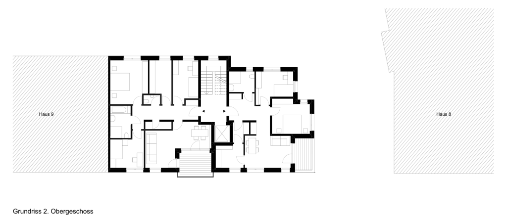 Haus 10 – Grundriss 2. Obergeschoss